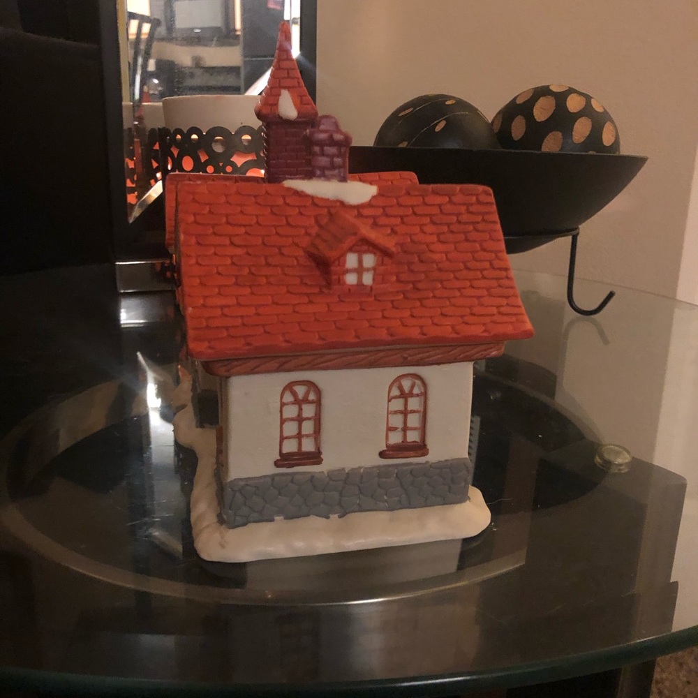 Dickens Porcelain Holiday Village House | Lighted Christmas Village Building - Picture 3 of 6